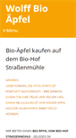 Mobile Screenshot of bio-aepfel-wolff.de